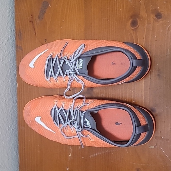 NIKE FREE 1.0 CROSS BIONIC RUNNING WOMEN'S ORANGE SHOES SIZE 7.5 - Picture 5 of 11